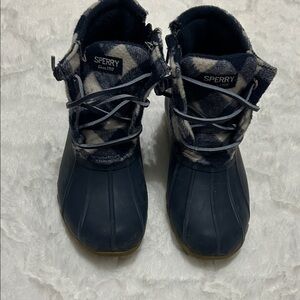Sperry Kids' Navy and White Boots